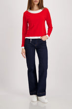 Load image into Gallery viewer, Monari Two In One Tee 410179 - Chilli Pepper
