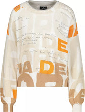 Load image into Gallery viewer, Monari Biscotti Letters Sweater 410279 - Biscotti
