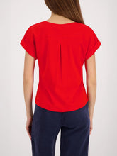 Load image into Gallery viewer, Monari Chilli Pepper Tee 410376 - Red
