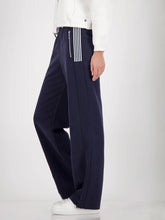 Load image into Gallery viewer, Monari Marine Stripe Pant 410408 - Navy
