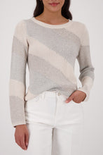 Load image into Gallery viewer, Monari Mixed Sweater 410416 - Beige
