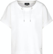 Load image into Gallery viewer, Monari Stand up Collar Top - Off White
