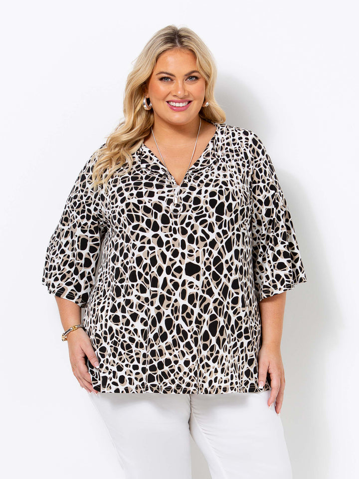 Swish Bedrock Floaty Sleeve Top