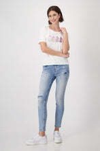 Load image into Gallery viewer, Monari Bottle Print Tee Shirt 409388 Off White
