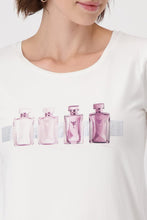 Load image into Gallery viewer, Monari Bottle Print Tee Shirt 409388 Off White
