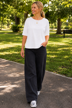 Load image into Gallery viewer, Lauren New Jersey Slouch Top 10AW - White
