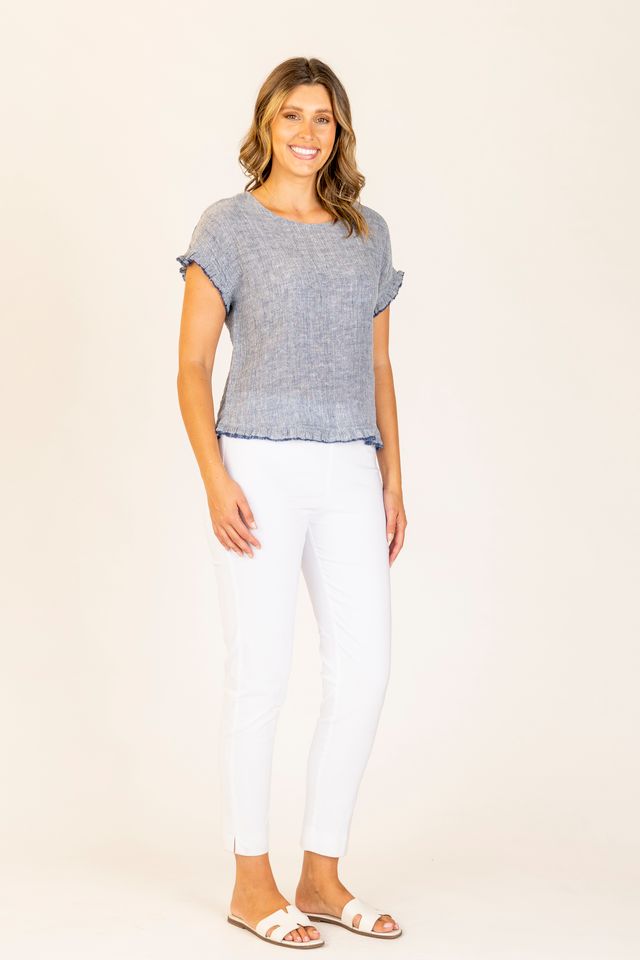 Maglia Lauren Frill S545N - Navy
