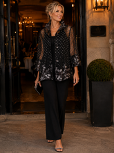 Load image into Gallery viewer, Kleio Opera Jacket 34835 - Black/Silver
