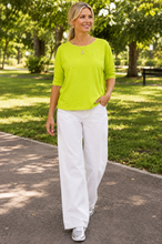 Load image into Gallery viewer, Lauren New Jersey Slouch Top 10AL - Lime
