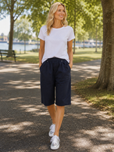 Load image into Gallery viewer, Renoma Supreme Capri Short 311N - Navy
