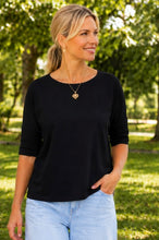 Load image into Gallery viewer, Lauren New Jersey Slouch Top 10ABLK
