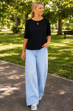 Load image into Gallery viewer, Lauren New Jersey Slouch Top 10ABLK
