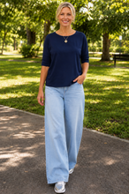 Load image into Gallery viewer, Lauren New Jersey Slouch Top 10AN - Navy
