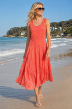 Load image into Gallery viewer, Kleio Bubble Dress 71508 - Coral
