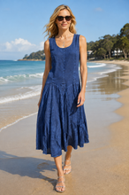 Load image into Gallery viewer, Kleio Bubble Dress 71508 - Denim
