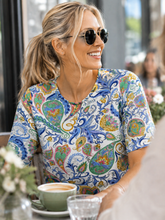 Load image into Gallery viewer, Maglia Olympia Fiesta Modal Top 3130.38 - Multi
