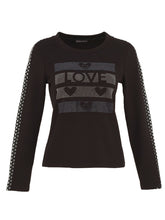 Load image into Gallery viewer, Dolcezza Love Knit Pullover 74170 - Black
