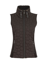 Load image into Gallery viewer, Dolcezza Quilt Front Knit Vest 74171 - Black
