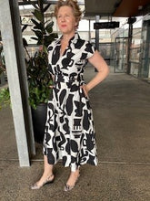 Load image into Gallery viewer, Foil Sew Chic Dress - Black and White
