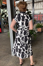 Load image into Gallery viewer, Foil Sew Chic Dress - Black and White
