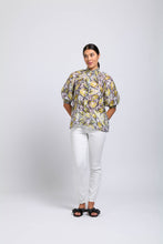 Load image into Gallery viewer, Foil Shirr Bliss Top Printed - Tropics
