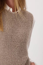 Load image into Gallery viewer, Monari  Milk Chocolate Knit Vest 808454
