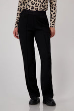 Load image into Gallery viewer, Monari Schwarz Script Ribbon Trouser 808495 - Black
