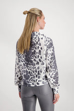 Load image into Gallery viewer, Monari Snow Leopard Sweater 808548 - Snowfall
