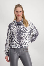 Load image into Gallery viewer, Monari Snow Leopard Sweater 808548 - Snowfall

