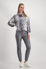 Load image into Gallery viewer, Monari Snow Leopard Sweater 808548 - Snowfall
