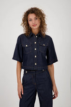 Load image into Gallery viewer, Monari Denim Jacket 808755 - Dark Denim
