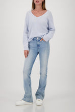 Load image into Gallery viewer, Monari Ice Blue Sweater 809484 - Soft Ice Blue
