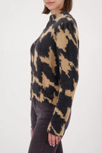 Load image into Gallery viewer, Monari Houndstooth Cardi Jacket 809540 - Anthra
