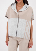 Load image into Gallery viewer, Monari Coloured Knit Vest Jacket 809622 - Grey and Champagne

