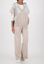 Load image into Gallery viewer, Monari Coloured Knit Vest Jacket 809622 - Grey and Champagne

