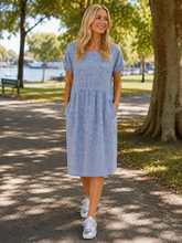 Load image into Gallery viewer, Renoma Breeze Pam Dress 653 - Blue
