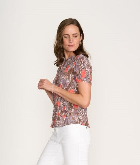 Foil Ultimate Crush cap Sleeve Shirt CFO8214 - Java