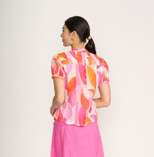 Load image into Gallery viewer, Foil Ultimate Crush Cap Sleeve Shirt CFO8214 - Feeling Peachy
