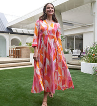 Load image into Gallery viewer, Foil Cruisin&#39; Dress CFO8286 - Feeling Peachy

