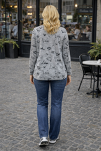 Load image into Gallery viewer, La Madona Love Heart Top 3217 - Grey
