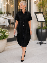 Load image into Gallery viewer, Lauren Stamford Dress 6ABLK - Black
