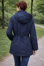 Load image into Gallery viewer, Renoma Chelsea Parka with Hood 2141 - Navy
