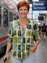 Load image into Gallery viewer, Foil Trim &amp; Proper Blouse CFO8805 - Write Home
