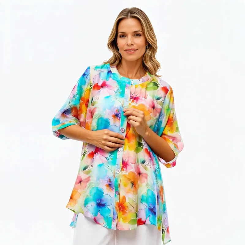 Claire Powell A Line Shirt - Blushing