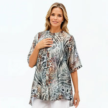 Load image into Gallery viewer, Claire Powell A Line Shirt - Jungle
