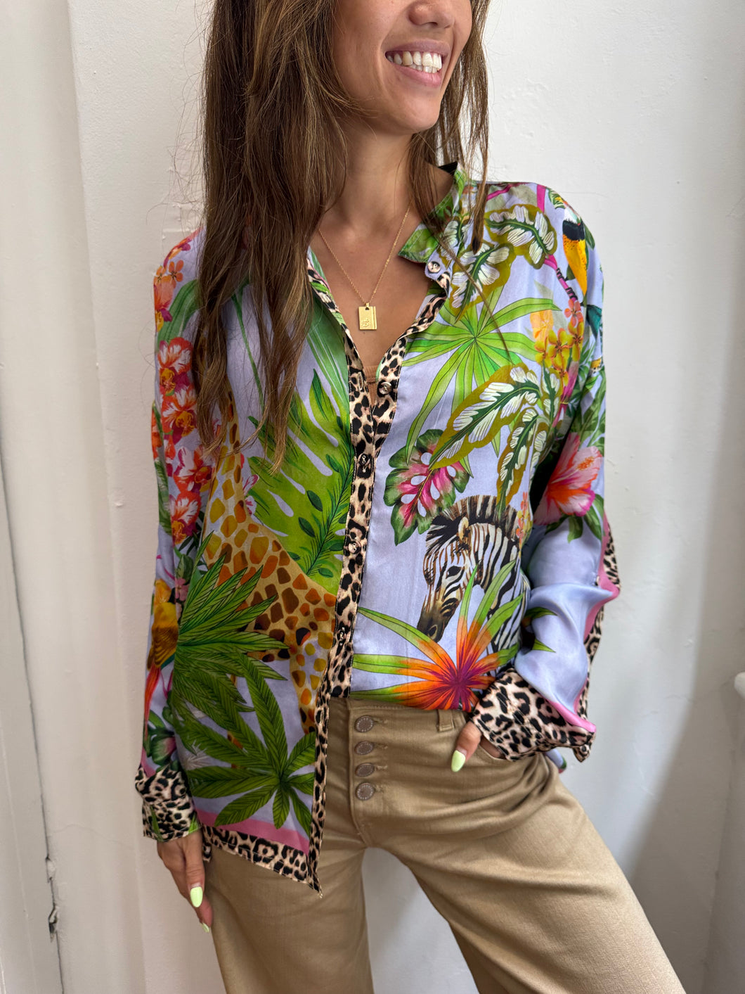 Johnny Was Audrey Oversized Blouse AUC17525 - Bellina