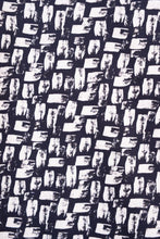 Load image into Gallery viewer, Vassalli - Printed Denim Skirt with Back Vent - Cove - 372AV

