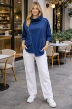 Load image into Gallery viewer, Lauren Amalfi Breeze Top 130ABT - Denim
