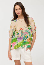 Load image into Gallery viewer, Johnny Was Bluet Drawcord Sleeve Blouse C14626-5 - Thoria
