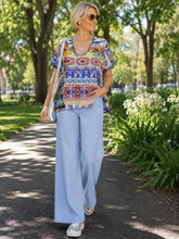 Load image into Gallery viewer, Johnny Was Marron Tunic C10626-3 Ameria Scarf

